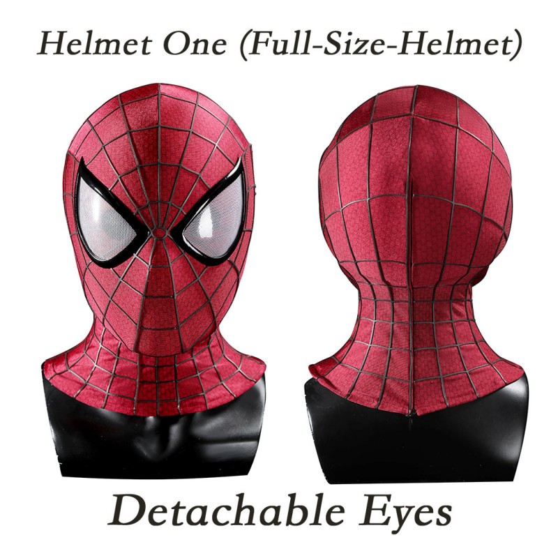 The Amazing Spider-Man 2 Cosplay Costume Peter Parker Suit Superhero Halloween Outfit