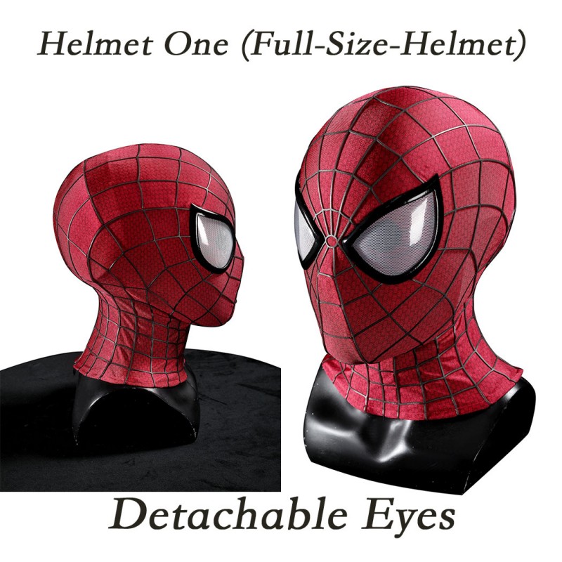 The Amazing Spider-Man 2 Cosplay Costume Peter Parker Suit Superhero Halloween Outfit