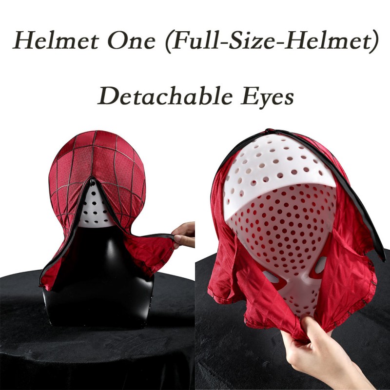 The Amazing Spider-Man 2 Cosplay Costume Peter Parker Suit Superhero Halloween Outfit