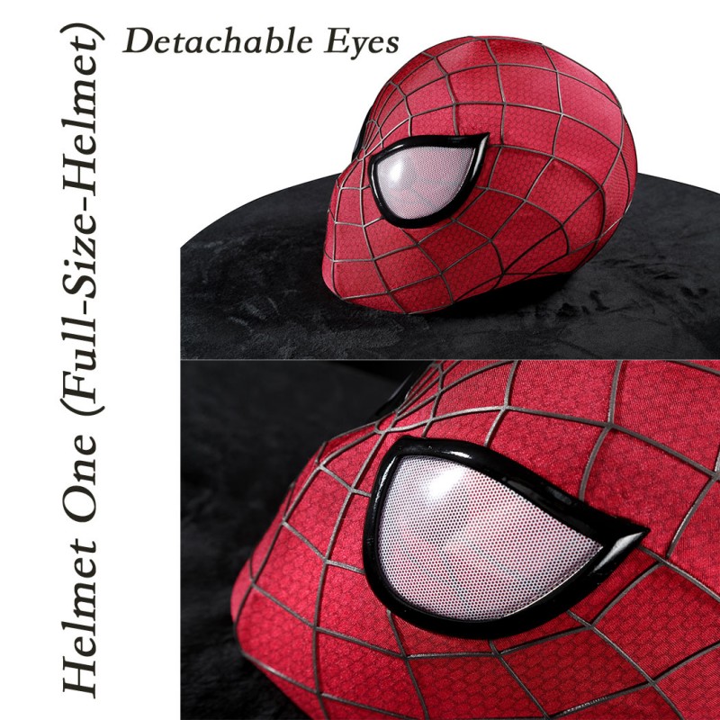 The Amazing Spider-Man 2 Cosplay Costume Peter Parker Suit Superhero Halloween Outfit