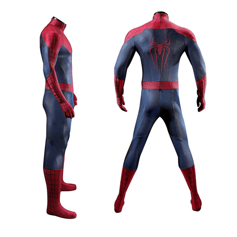 The Amazing Spider-Man 2 Cosplay Costume Peter Parker Suit Superhero Halloween Outfit