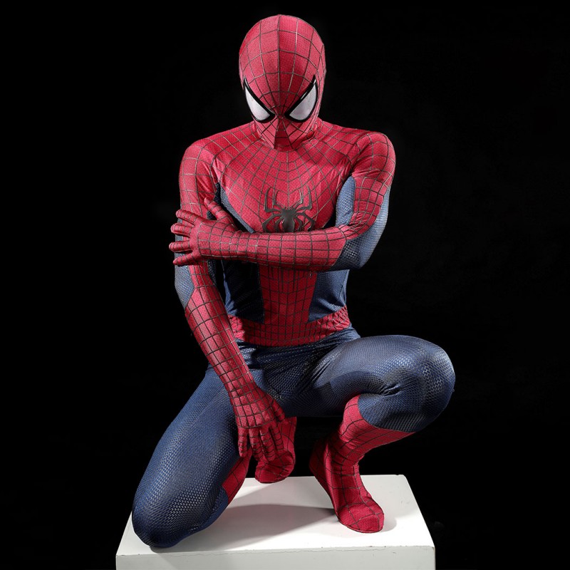 The Amazing Spider-Man 2 Cosplay Costume Peter Parker Suit Superhero Halloween Outfit