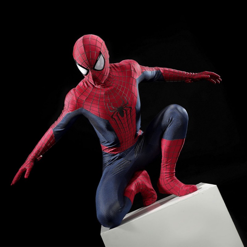 The Amazing Spider-Man 2 Cosplay Costume Peter Parker Suit Superhero Halloween Outfit