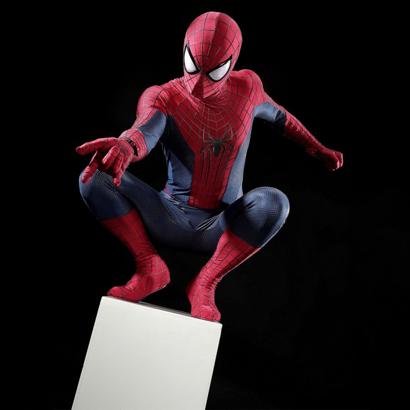 The Amazing Spider-Man 2 Cosplay Costume Peter Parker Suit Superhero Halloween Outfit