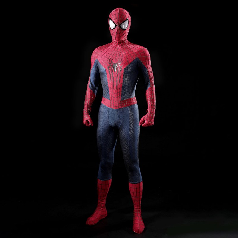 The Amazing Spider-Man 2 Cosplay Costume Peter Parker Suit Superhero Halloween Outfit