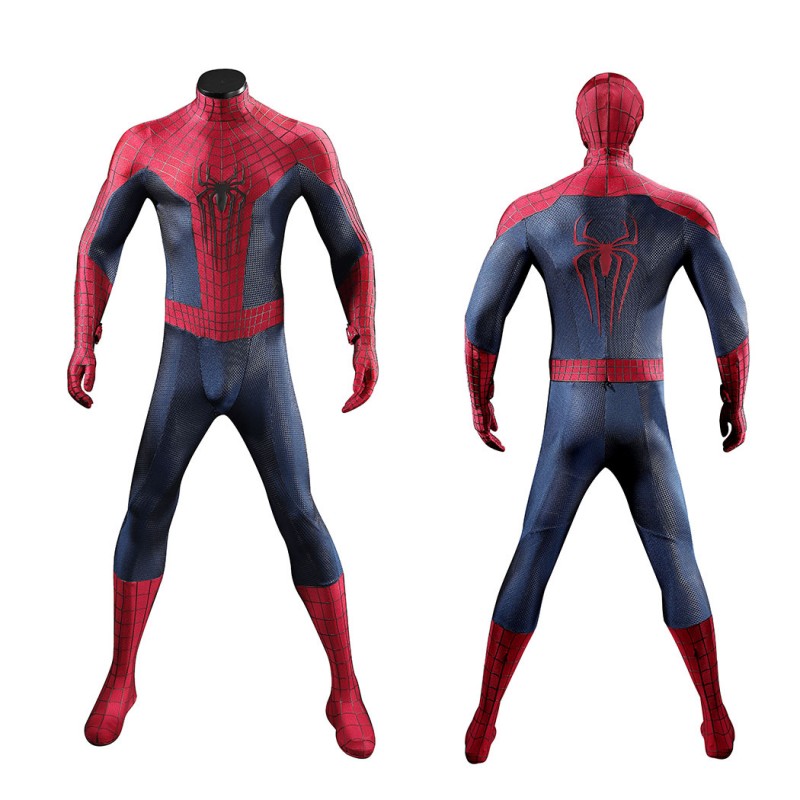The Amazing Spider-Man 2 Cosplay Costume Peter Parker Suit Superhero Halloween Outfit