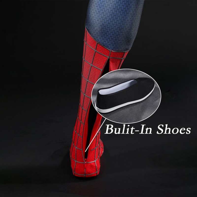 Spider-Man 2 Tobey Maguire Peter Parker Cosplay Costume Premium Superhero Suit for Halloween