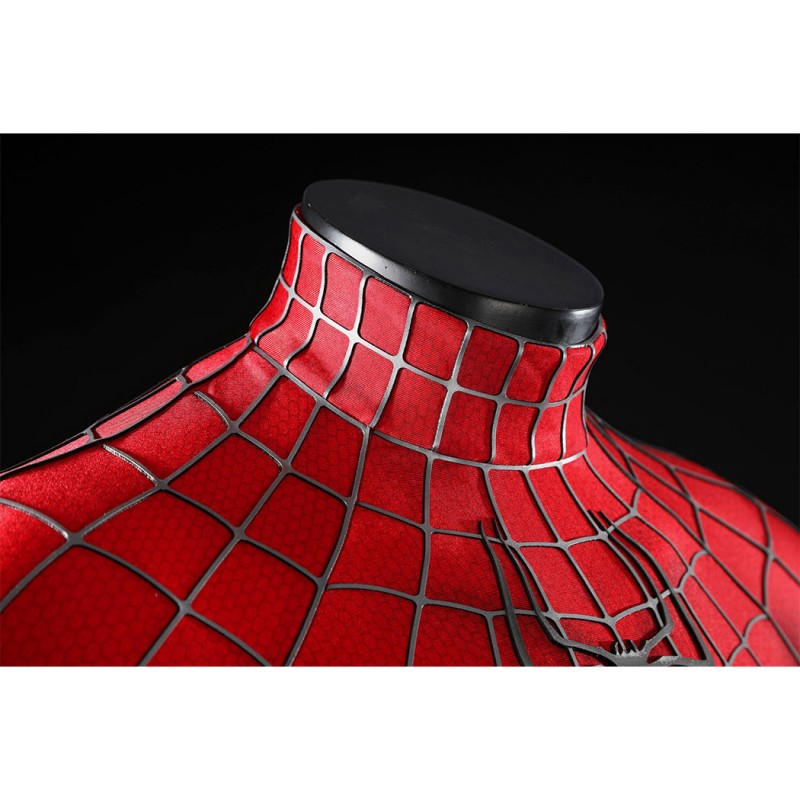 Spider-Man 2 Tobey Maguire Peter Parker Cosplay Costume Premium Superhero Suit for Halloween