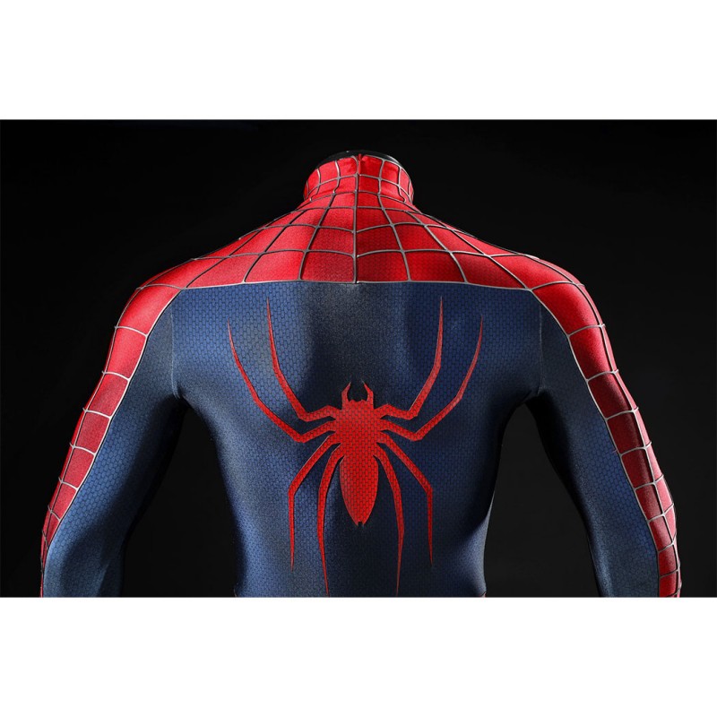 Spider-Man 2 Tobey Maguire Peter Parker Cosplay Costume Premium Superhero Suit for Halloween