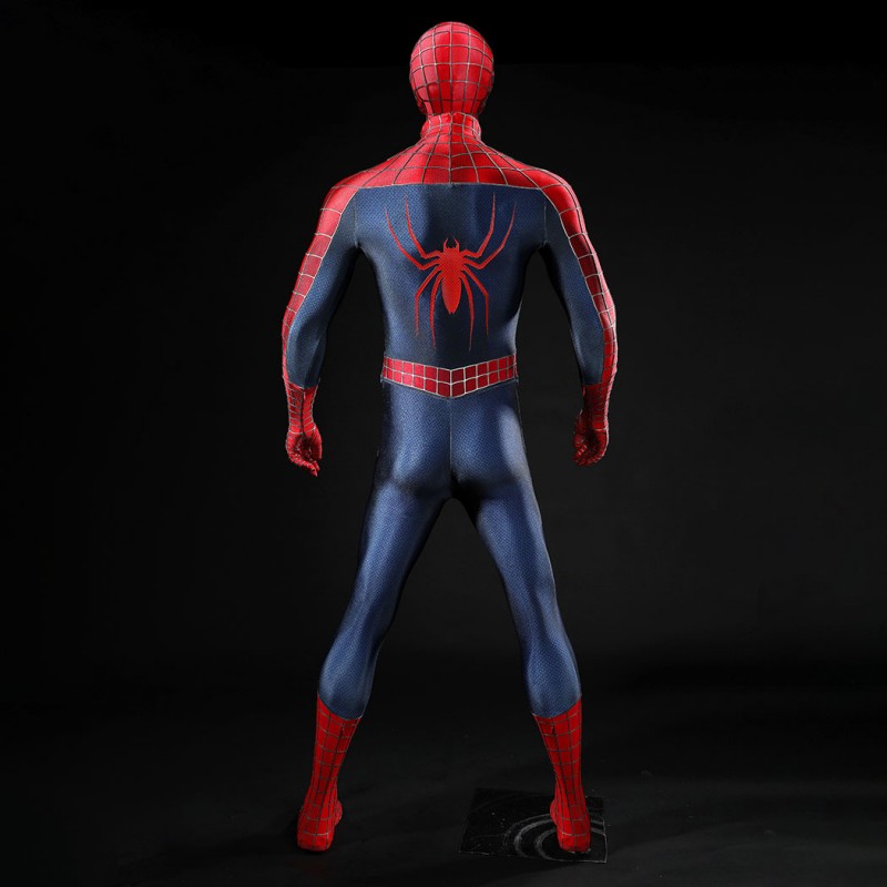 Spider-Man 2 Tobey Maguire Peter Parker Cosplay Costume Premium Superhero Suit for Halloween