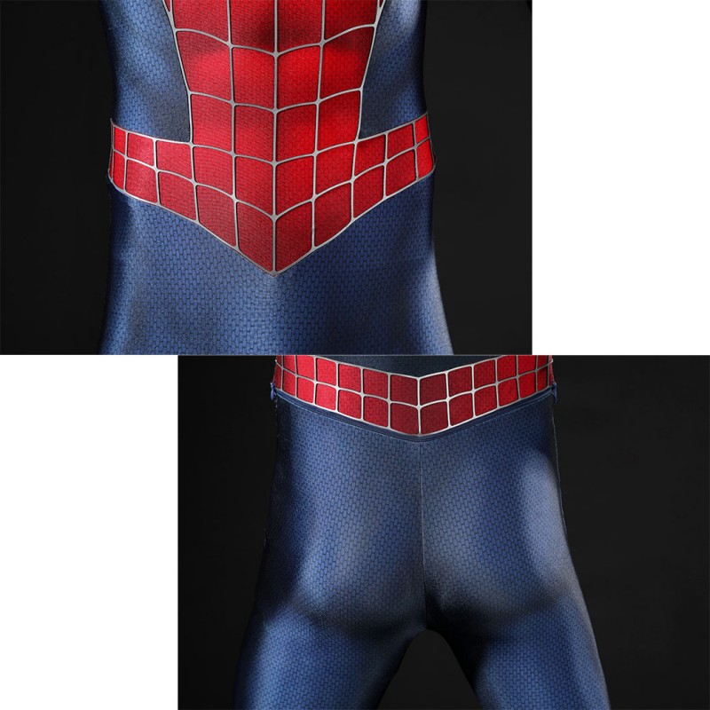 Spider-Man 2 Tobey Maguire Peter Parker Cosplay Costume Premium Superhero Suit for Halloween