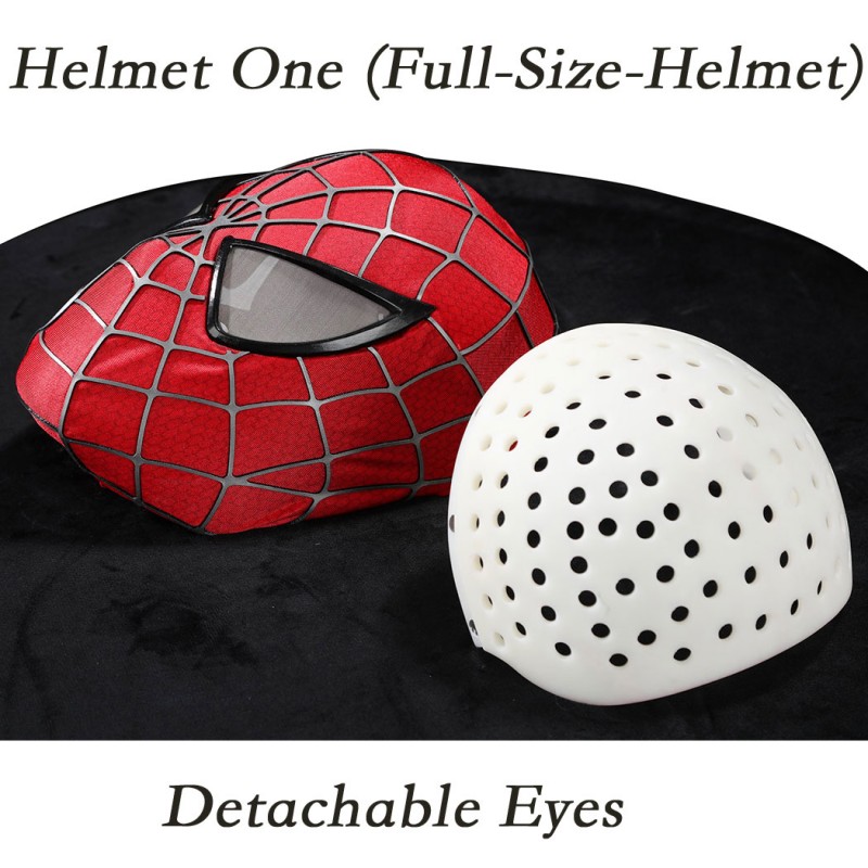 Spider-Man 2 Tobey Maguire Peter Parker Cosplay Costume Premium Superhero Suit for Halloween