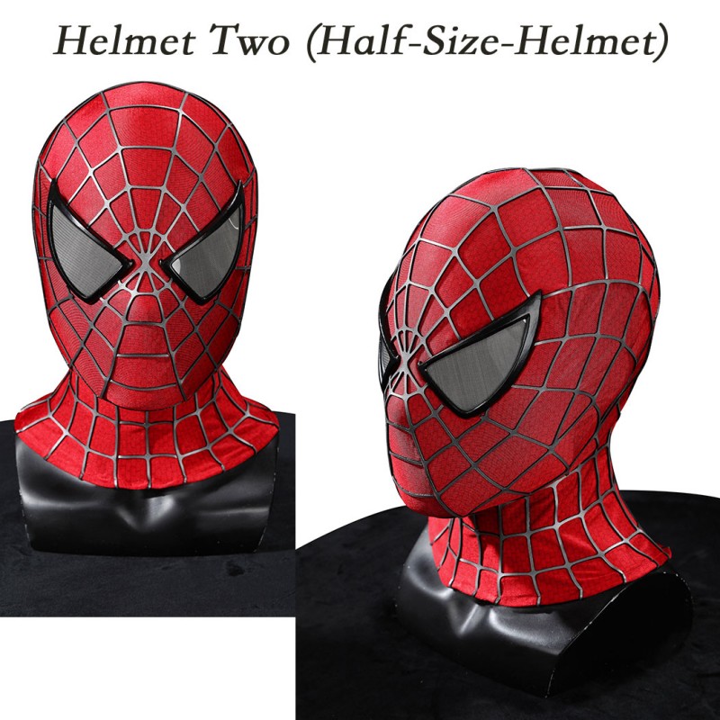 Spider-Man 2 Tobey Maguire Peter Parker Cosplay Costume Premium Superhero Suit for Halloween