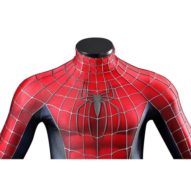 Spider-Man 2 Tobey Maguire Cosplay Costume Peter Parker Suit Superhero Outfit for Men