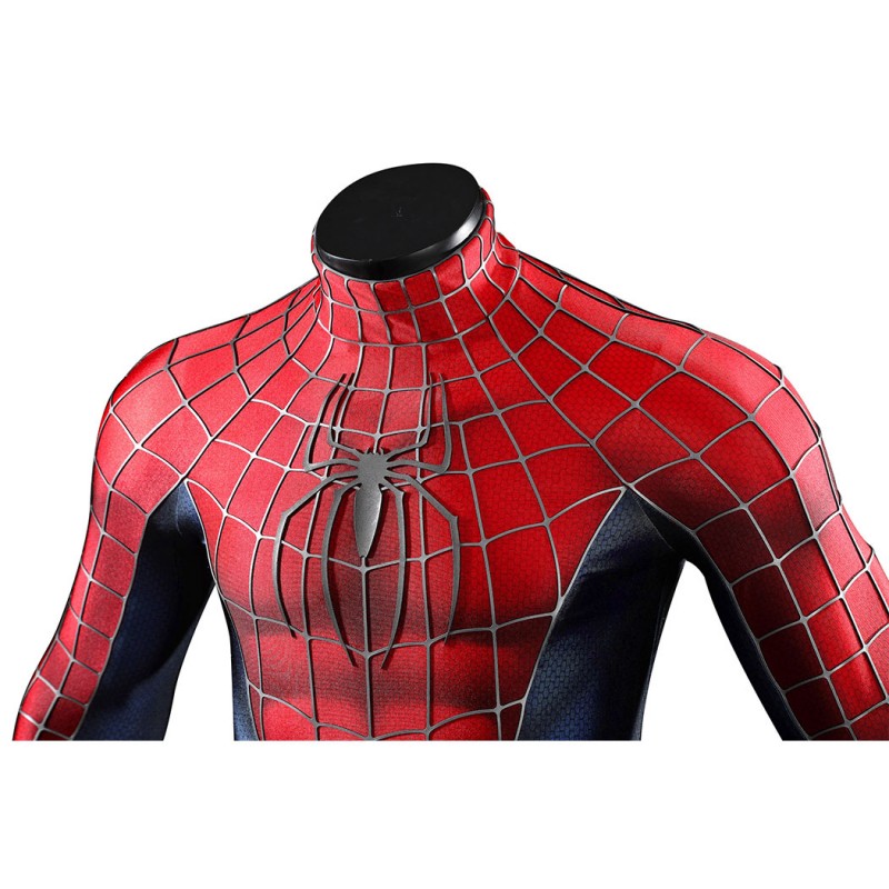 Spider-Man 2 Tobey Maguire Cosplay Costume Peter Parker Suit Superhero Outfit for Men