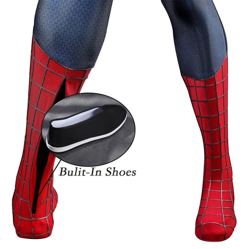 Spider-Man 2 Tobey Maguire Cosplay Costume Peter Parker Suit Superhero Outfit for Men