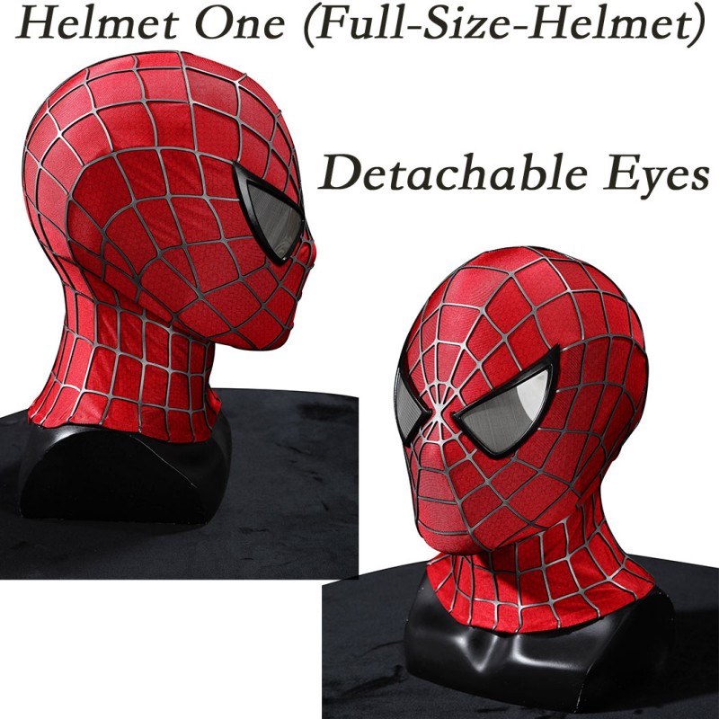 Spider-Man 2 Tobey Maguire Cosplay Costume Peter Parker Suit Superhero Outfit for Men