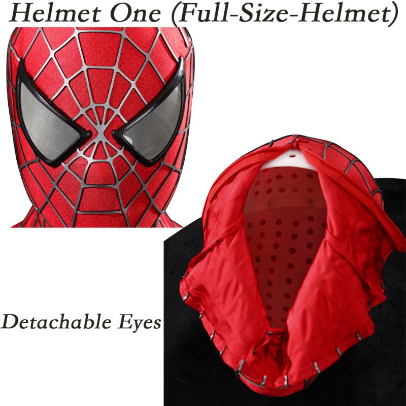 Spider-Man 2 Tobey Maguire Cosplay Costume Peter Parker Suit Superhero Outfit for Men