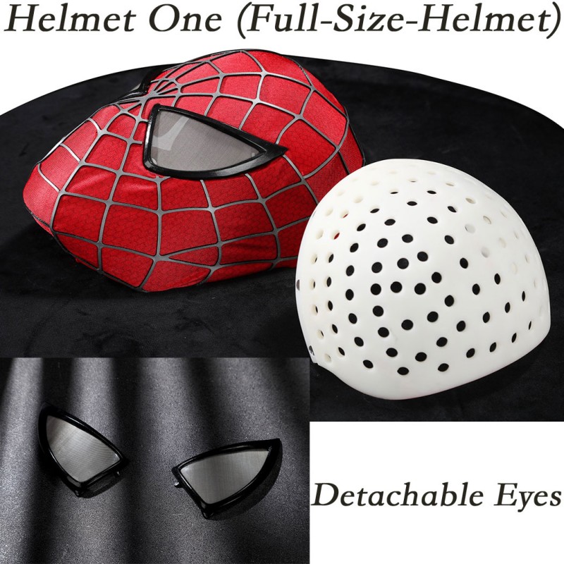 Spider-Man 2 Tobey Maguire Cosplay Costume Peter Parker Suit Superhero Outfit for Men