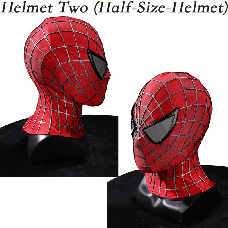 Spider-Man 2 Tobey Maguire Cosplay Costume Peter Parker Suit Superhero Outfit for Men