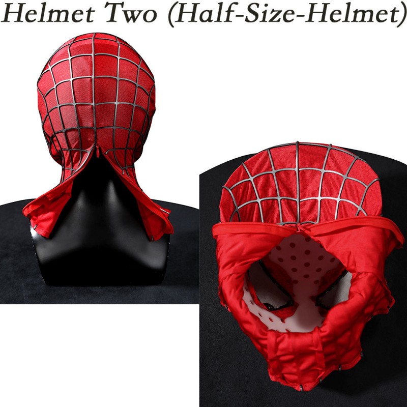 Spider-Man 2 Tobey Maguire Cosplay Costume Peter Parker Suit Superhero Outfit for Men