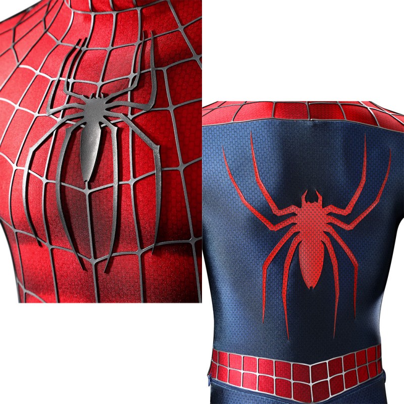 Spider-Man 2 Tobey Maguire Cosplay Costume Peter Parker Suit Superhero Outfit for Men