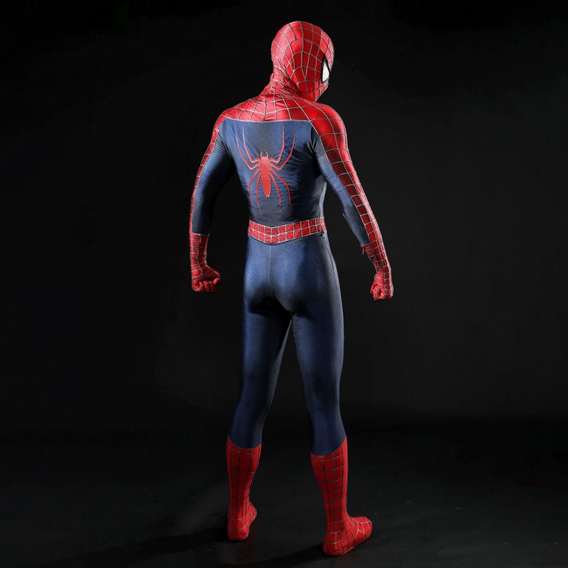 Spider-Man 2 Tobey Maguire Cosplay Costume Peter Parker Suit Superhero Outfit for Men