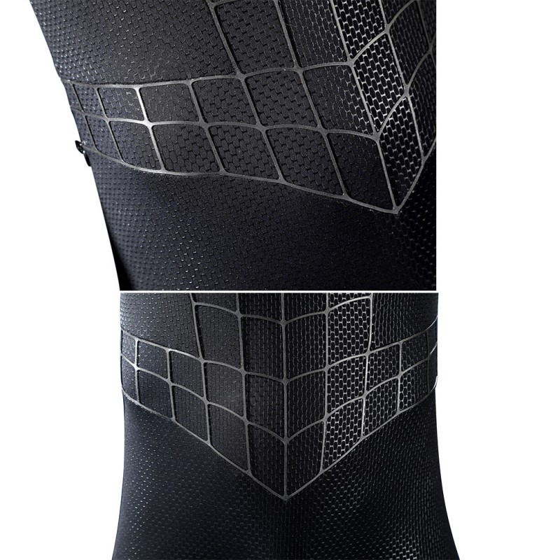 Spider-Man 3 Venom Eddie Brock Cosplay Costume Premium Symbiote Suit Black Spider Outfit