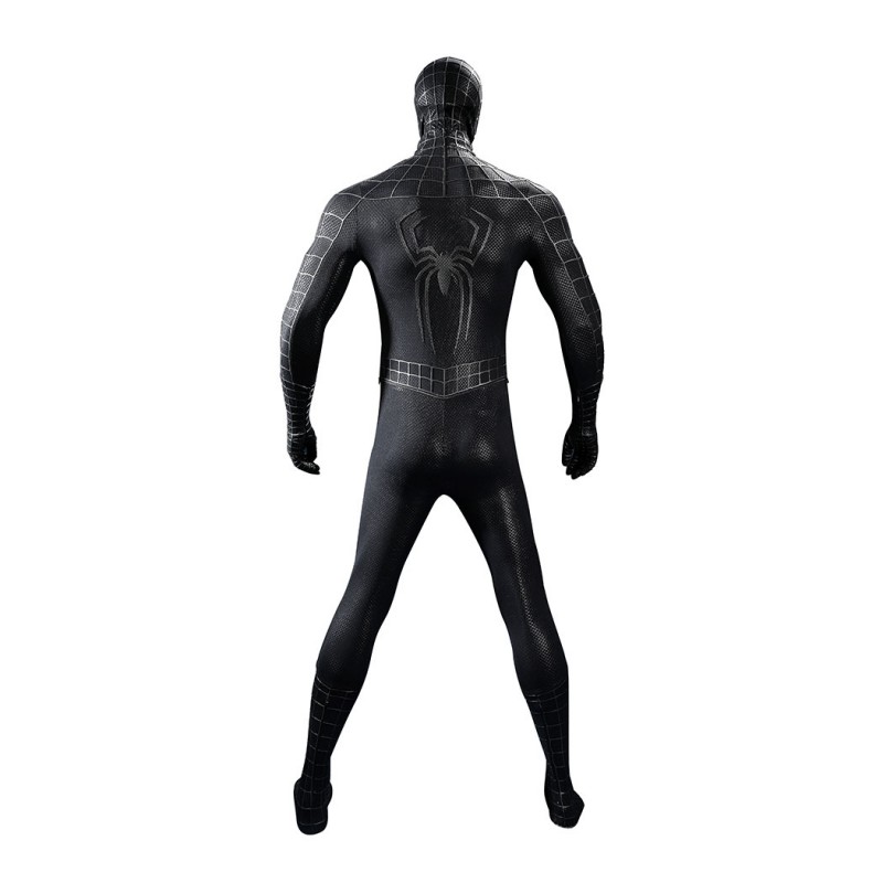 Spider-Man 3 Venom Eddie Brock Cosplay Costume Premium Symbiote Suit Black Spider Outfit