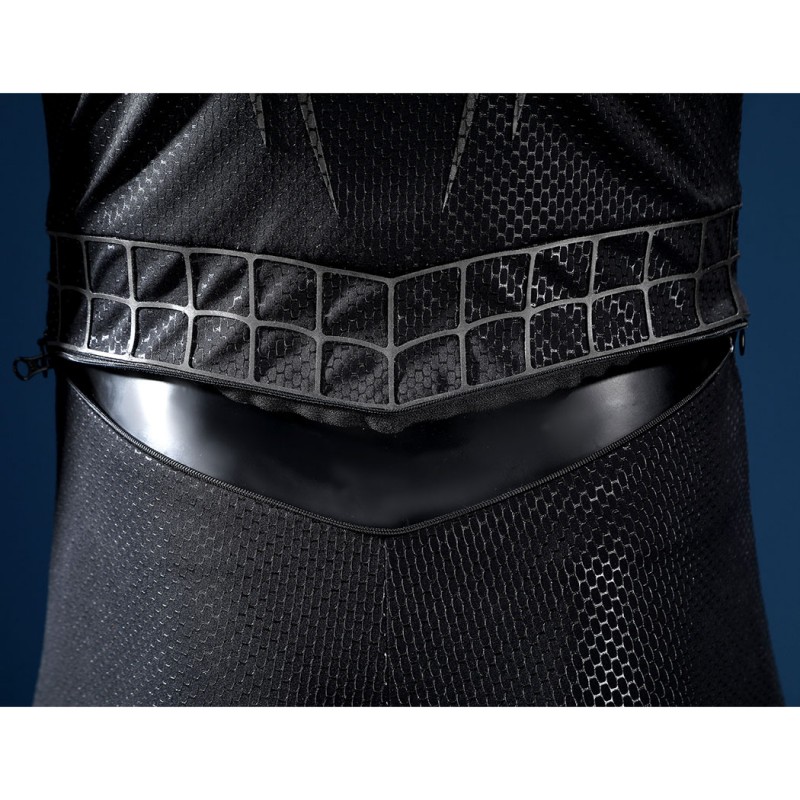 Venom Eddie Brock Cosplay Costume Spider-Man 3 Symbiote Suit Lycra Black Premium Outfit for Men