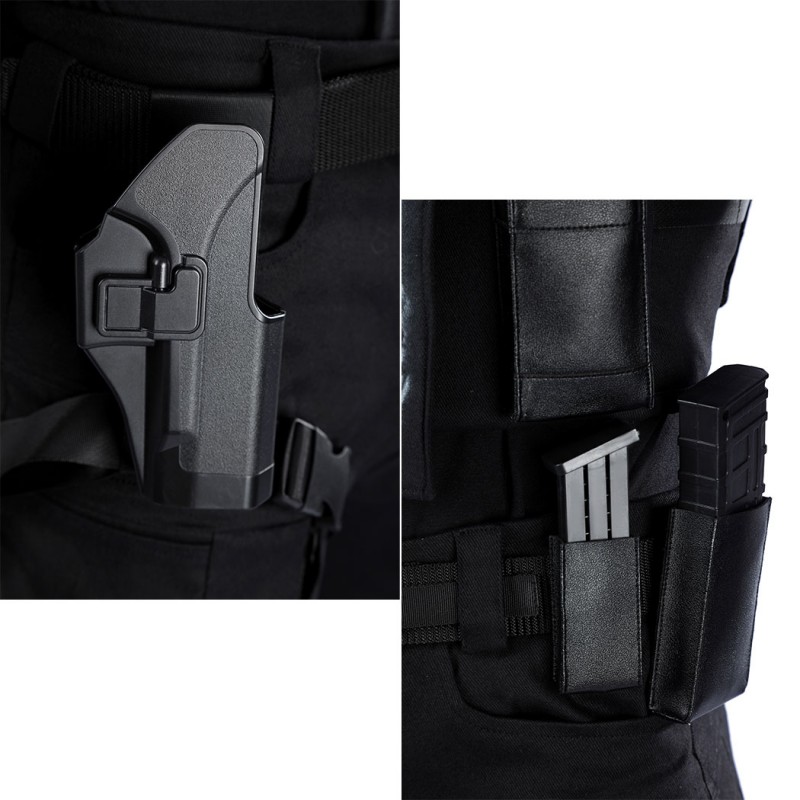 Spider-Man Brand New Day Punisher Cosplay Costume Superhero Halloween Outfit Premium Black Suit