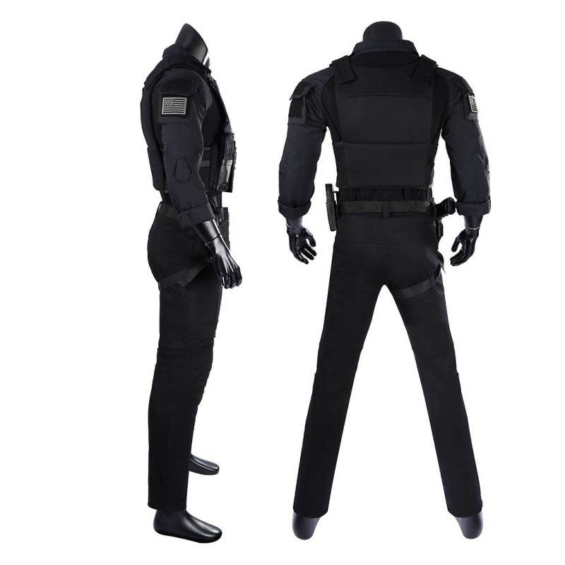 Spider-Man Brand New Day Punisher Cosplay Costume Superhero Halloween Outfit Premium Black Suit