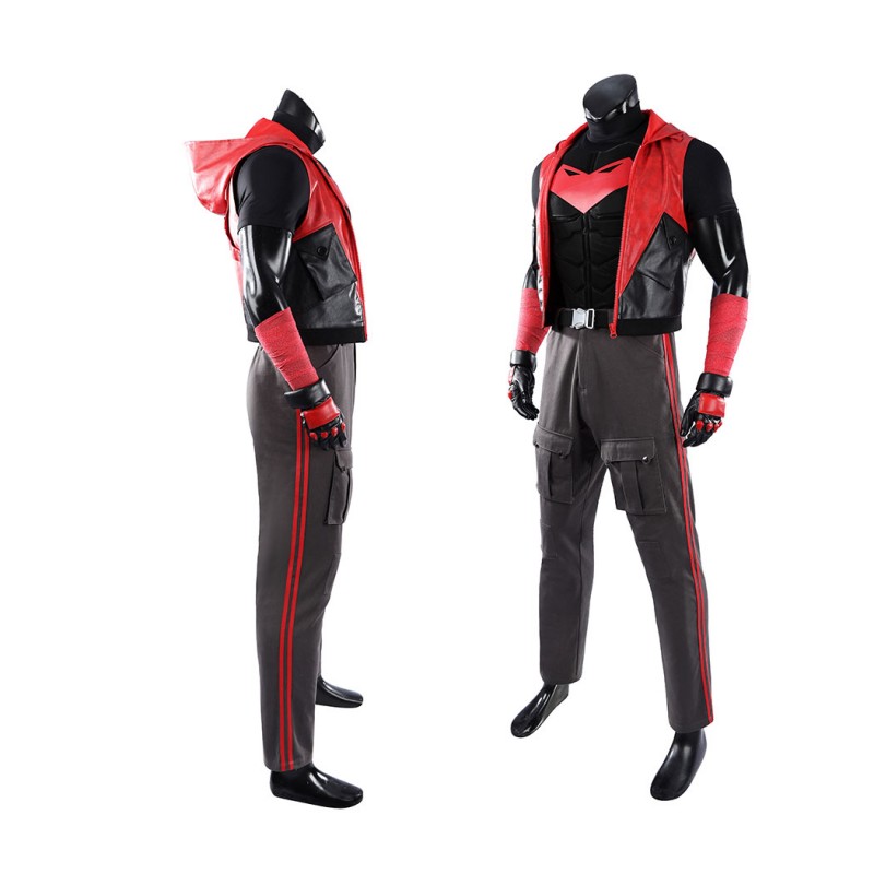 Red Hood Rebirth Cosplay Costume Jason Todd Halloween Suit