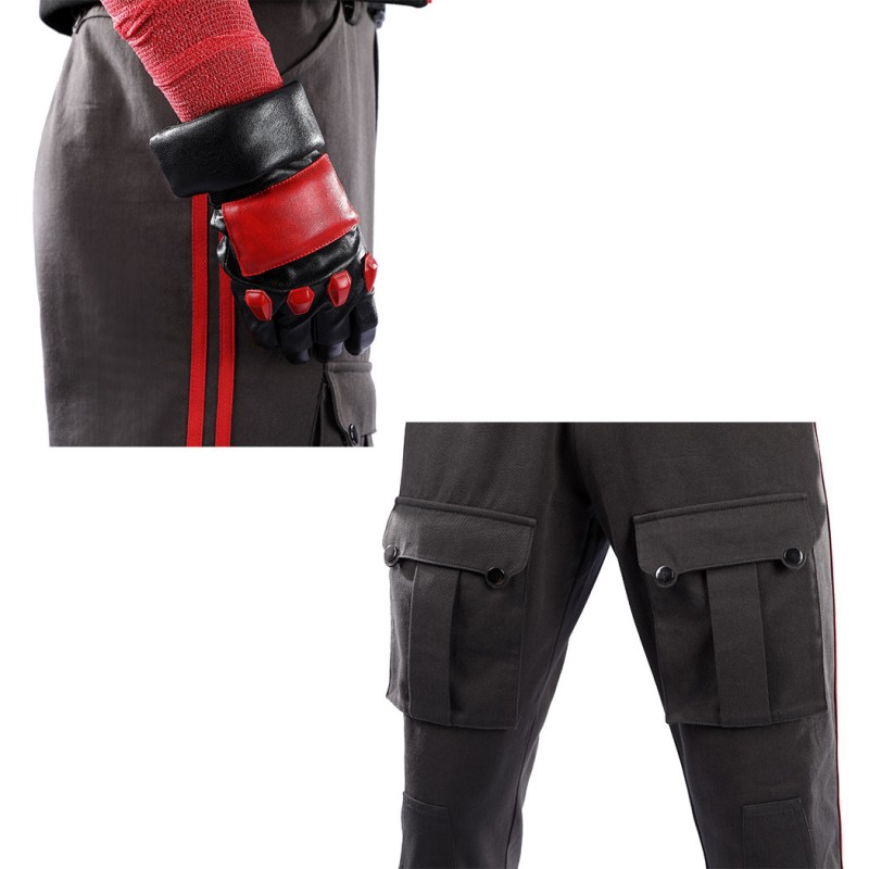 Red Hood Rebirth Cosplay Costume Jason Todd Halloween Suit