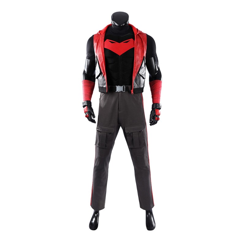 Red Hood Rebirth Cosplay Costume Jason Todd Halloween Suit