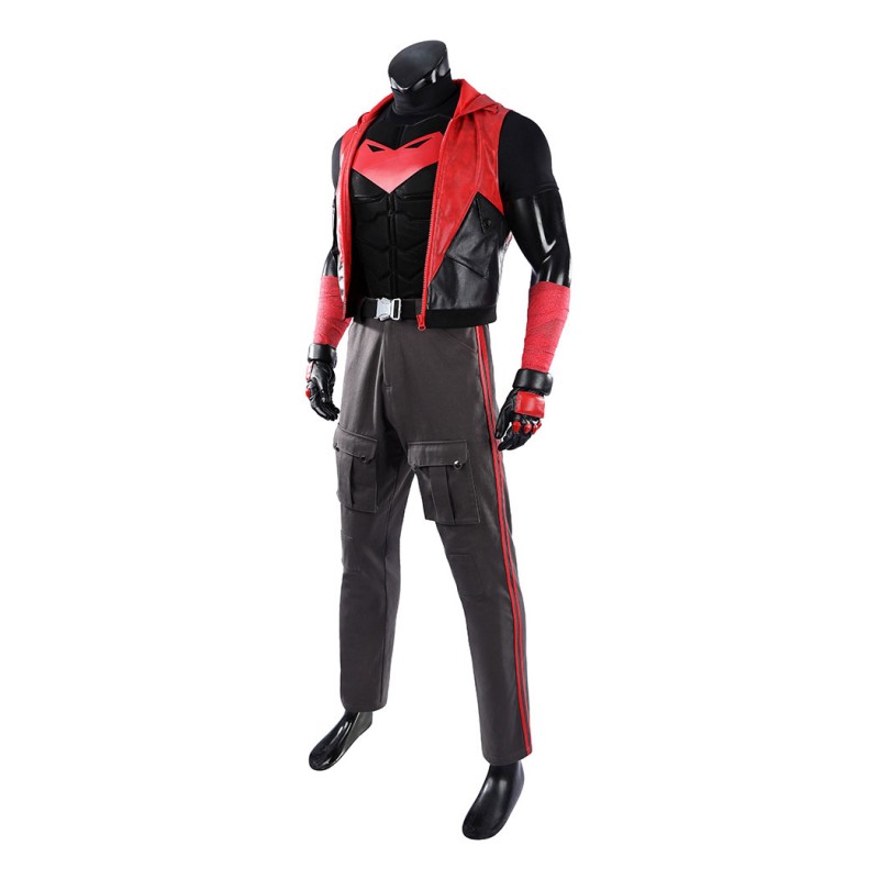 Red Hood Rebirth Cosplay Costume Jason Todd Halloween Suit