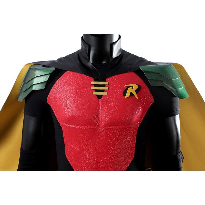 Red Robin Cosplay Costume Tim Drake Halloween Suit