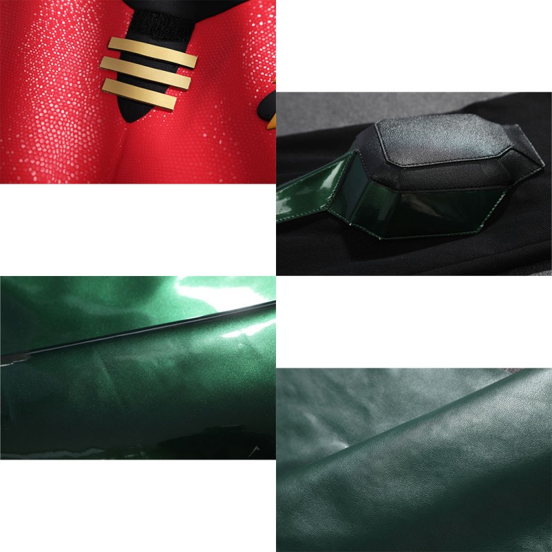 Red Robin Cosplay Costume Tim Drake Halloween Suit