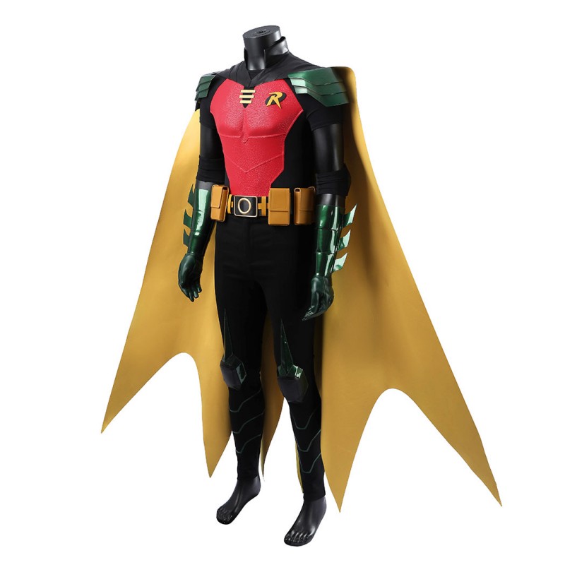 Red Robin Cosplay Costume Tim Drake Halloween Suit