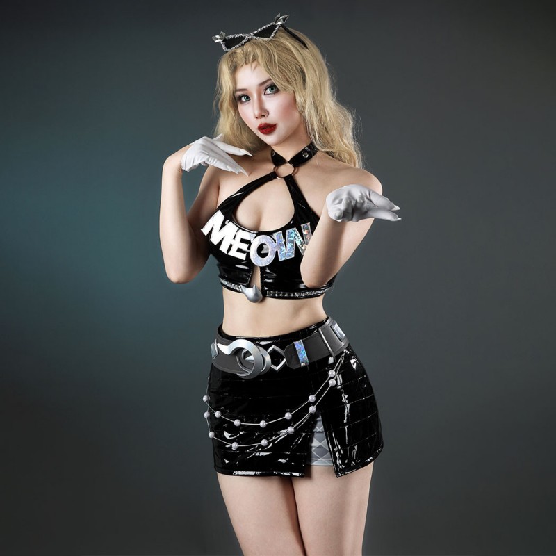 Marvel Rivals Black Cat Cosplay Costume Felicia Hardy Suit Urban Predator for Women Halloween