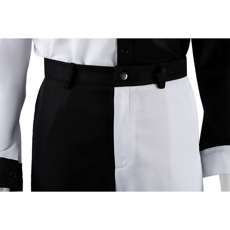 Absolute Face Cosplay Costume White & Black Harvey Dent Suit Supervillain Outfit