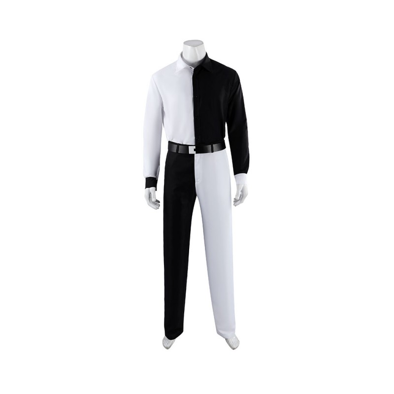 Absolute Face Cosplay Costume White & Black Harvey Dent Suit Supervillain Outfit