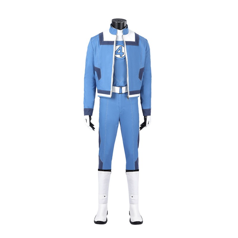 Avengers Doomsday Human Torch Cosplay Costume Johnny Storm Blue Suit for Men