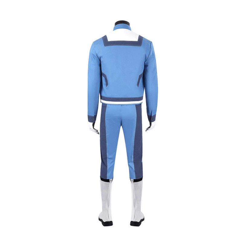 Avengers Doomsday Human Torch Cosplay Costume Johnny Storm Blue Suit for Men