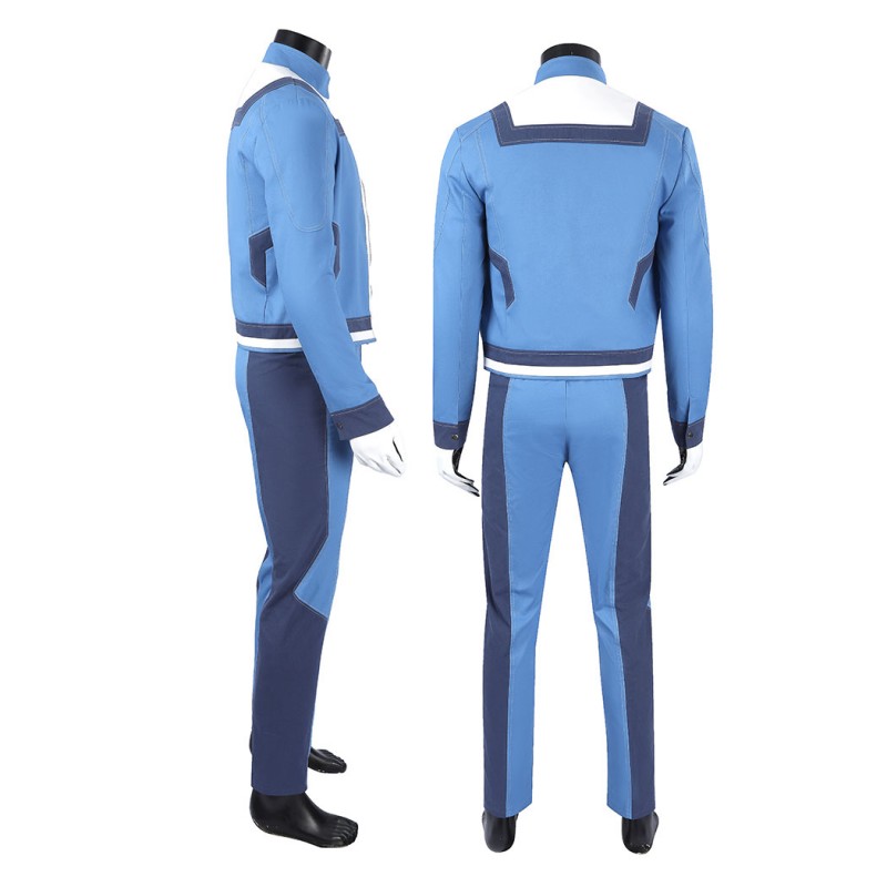 Avengers Doomsday Human Torch Cosplay Costume Johnny Storm Blue Suit for Men