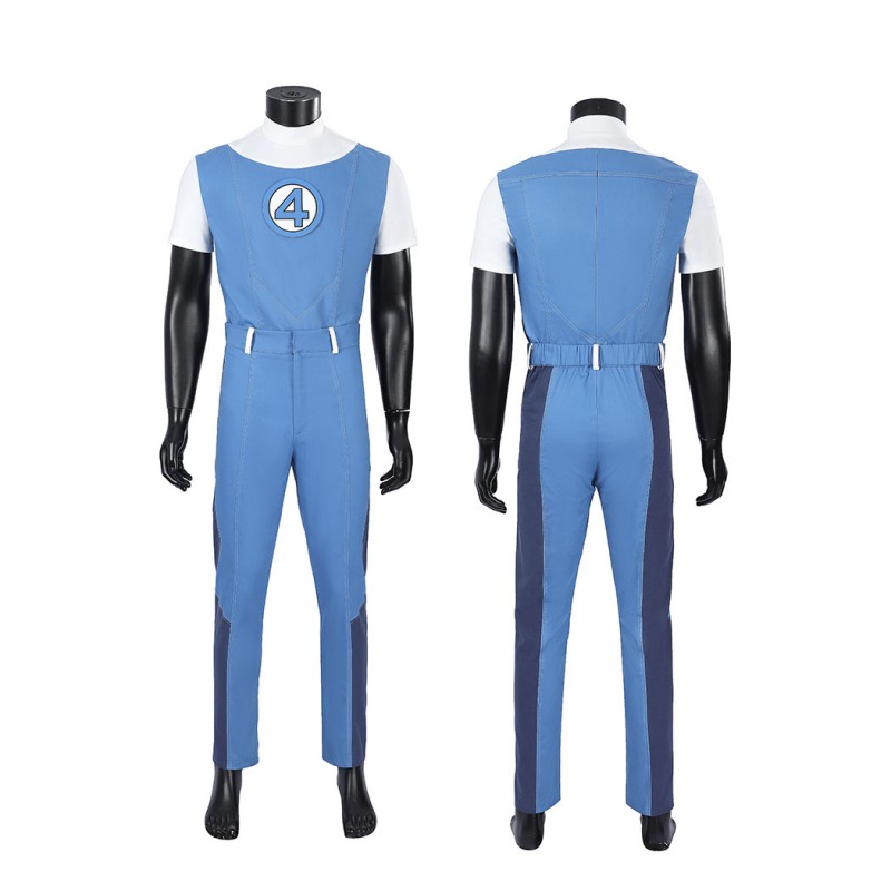 Avengers Doomsday Human Torch Cosplay Costume Johnny Storm Blue Suit for Men