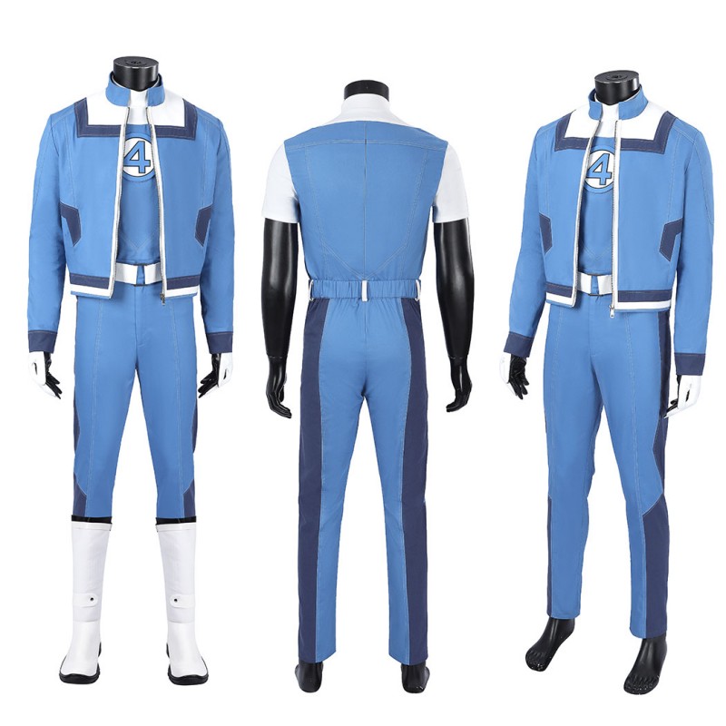 Avengers Doomsday Human Torch Cosplay Costume Johnny Storm Blue Suit for Men