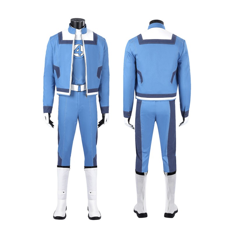 Avengers Doomsday Human Torch Cosplay Costume Johnny Storm Blue Suit for Men