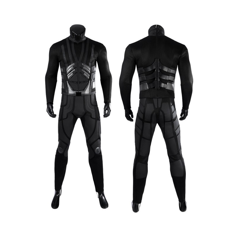 Bruce Wayne Black Suit The Knight Cosplay Costume
