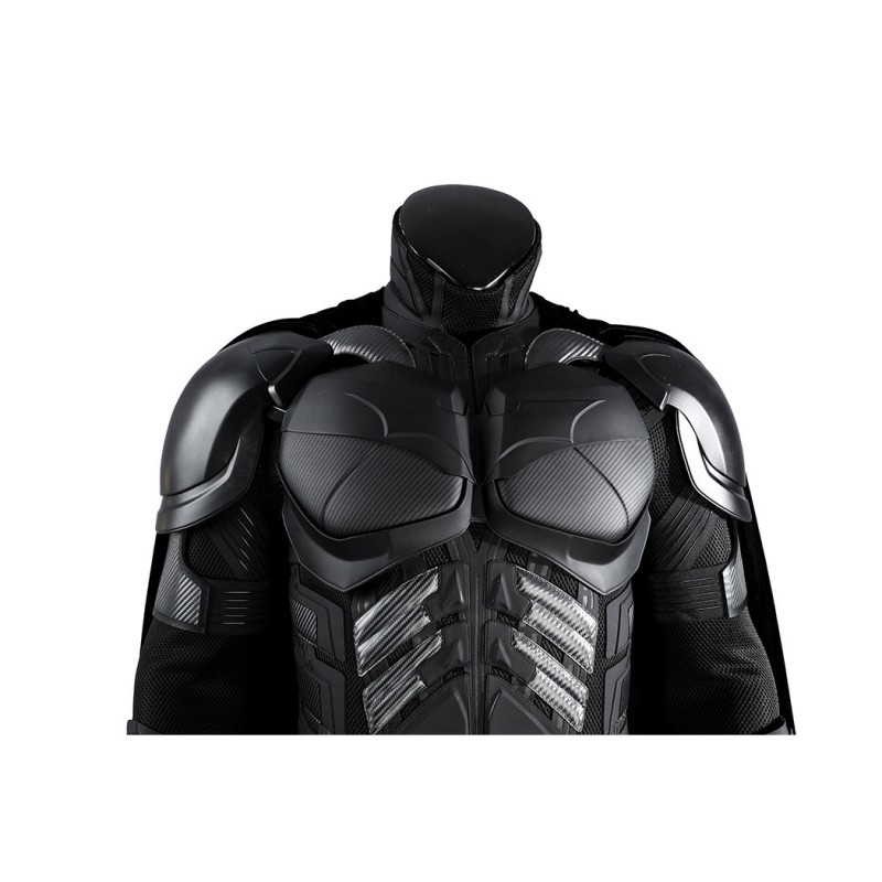 Bruce Wayne Black Suit The Knight Cosplay Costume